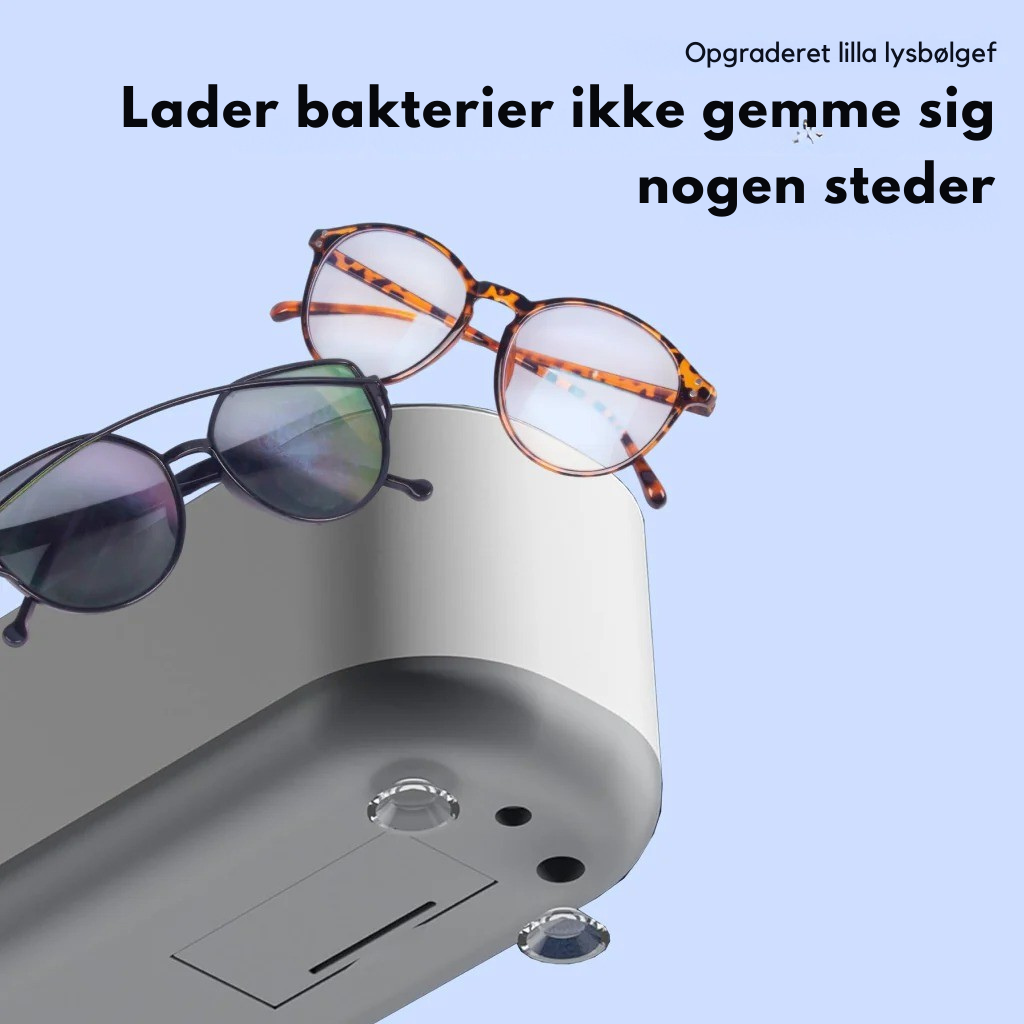 Luxora® Ultralydsrenser | Fjern snavs, bakterier og misfarvninger på få minutter – helt uden kemikalier!