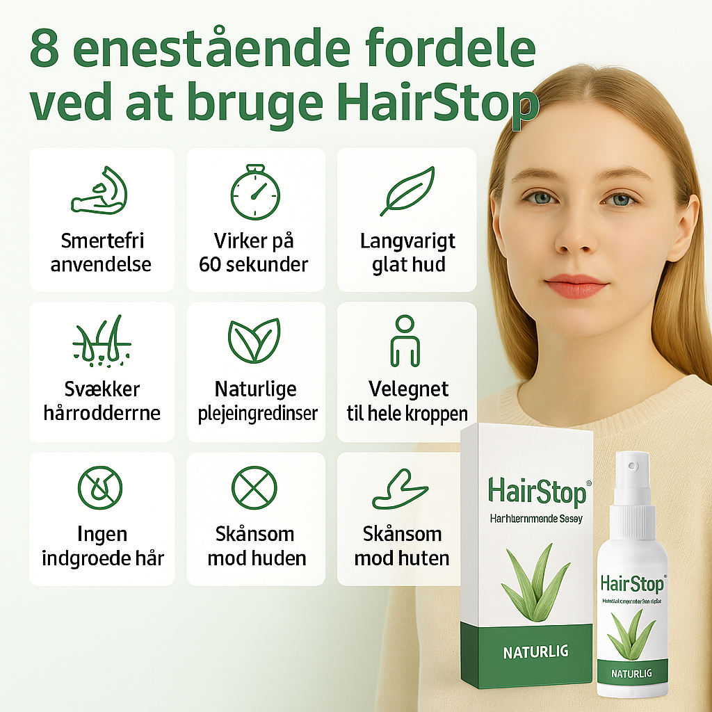 HairStop™ – Slip for indgroede hår og besværlig daglig barbering!- 1+1 GRATIS