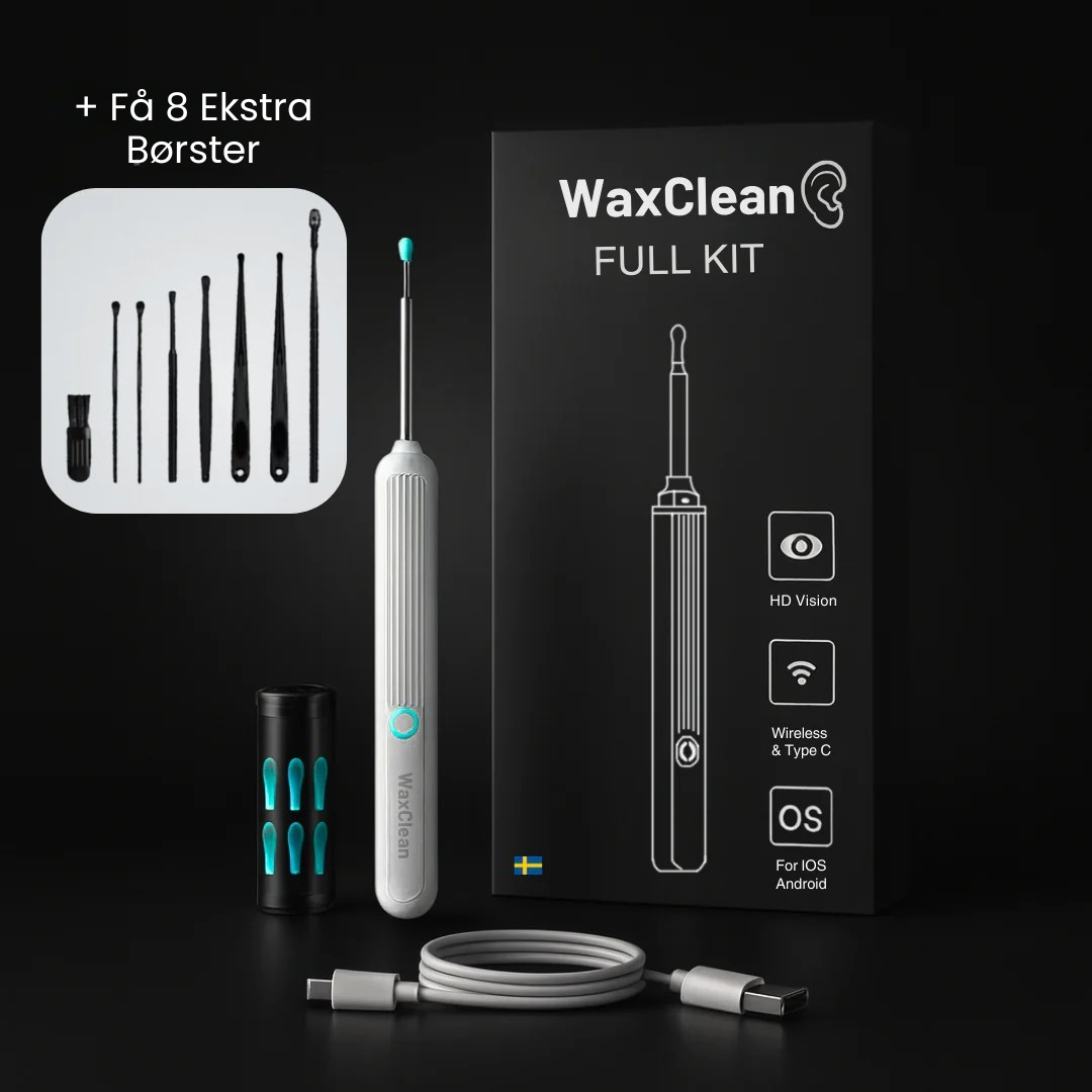 CleanWax Pro™ - Smart ørerensning med avanceret teknologi
