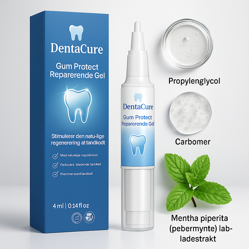 DentaCure® Reparerende Gel | Sundere tandkød og op til 95 % hvidere tænder, på kun 3 dage!