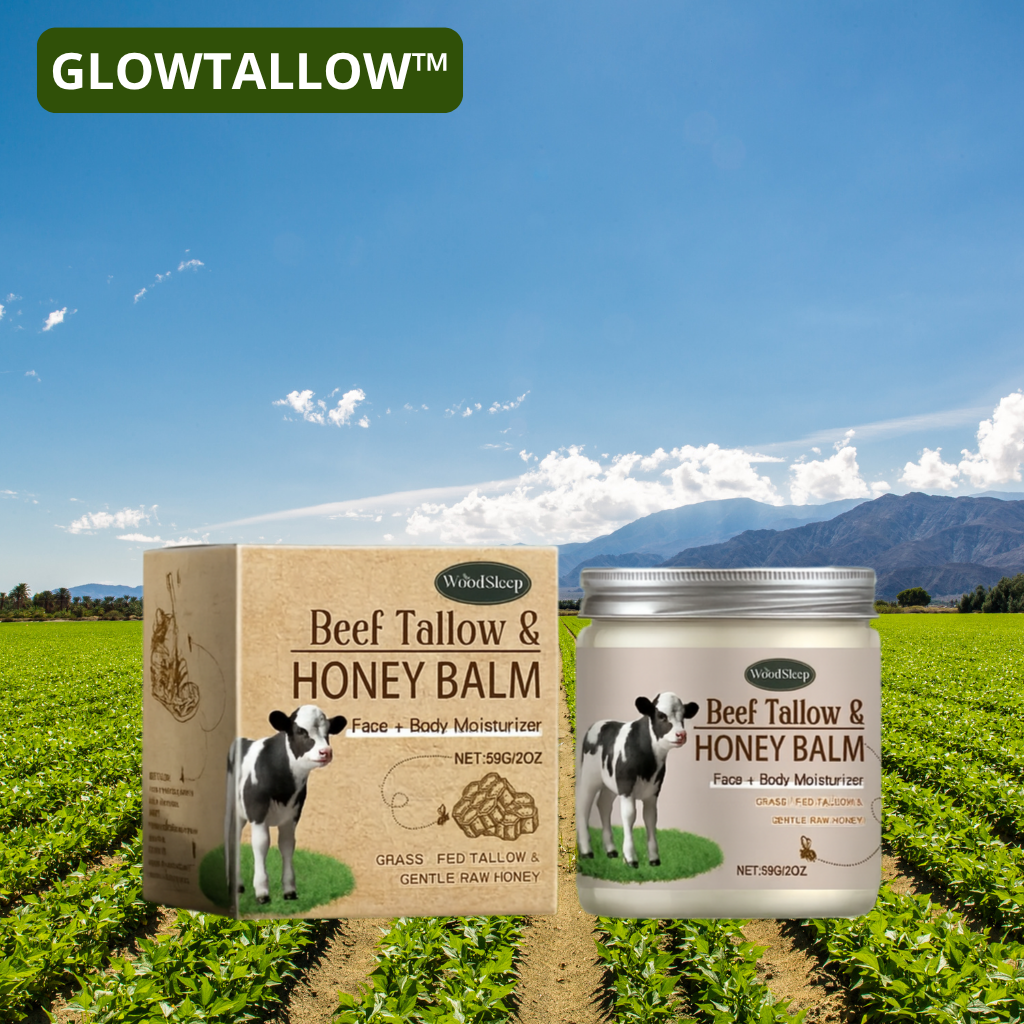 GlowTallow™ | Genskaber hudens naturlige glød – dyb næring og fugt hele dagen