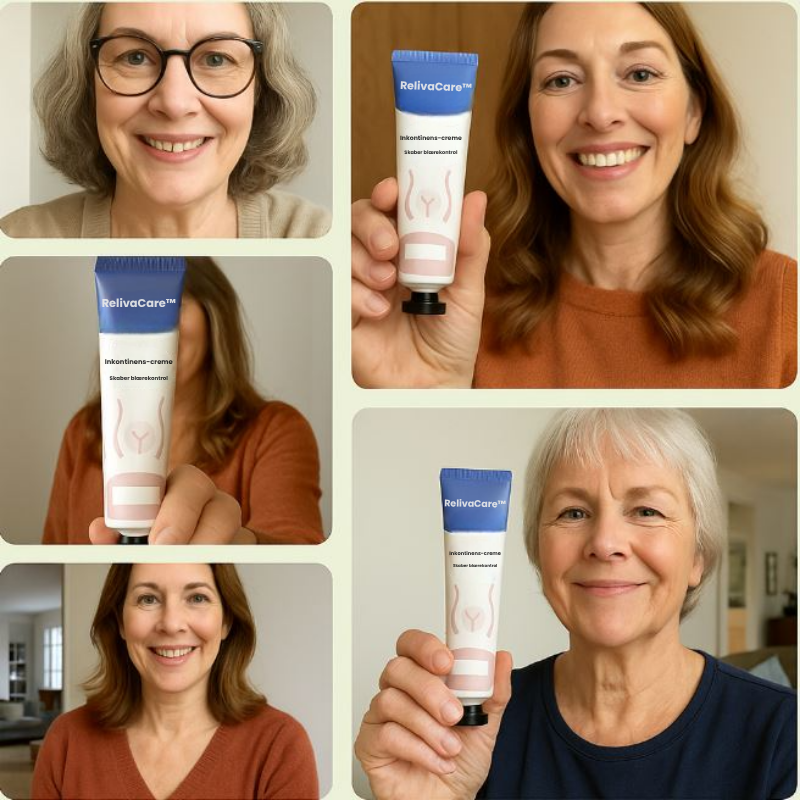 RelivaCare™ – Creme mod urinlækage - Forhindrer ufrivillig lækage allerede fra første brug! - 1+1 GRATIS