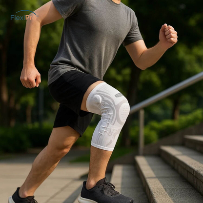 FlexiPro™ Knæbandage | Sportsbeskyttelse, Smertelindring & Maksimal Stabilitet