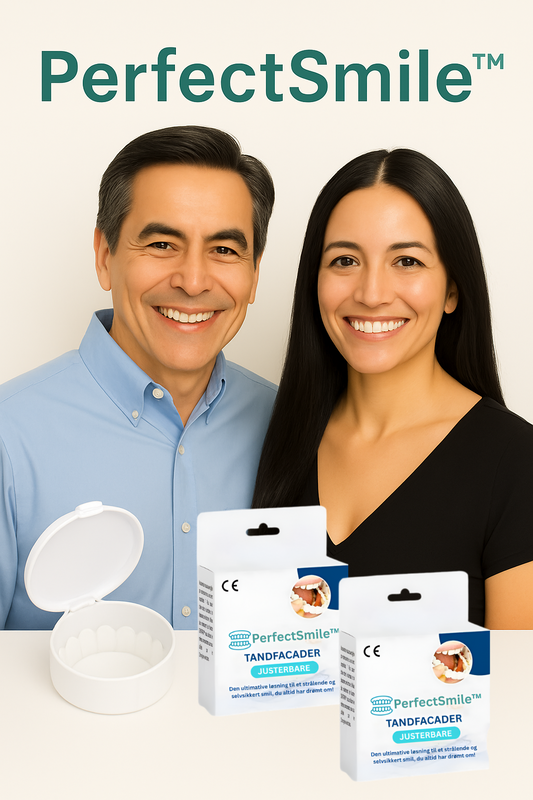 PerfectSmile™ Tandfacader | Smukke, hvide tænder på kun 60 sekunder! | 1+1 GRATIS