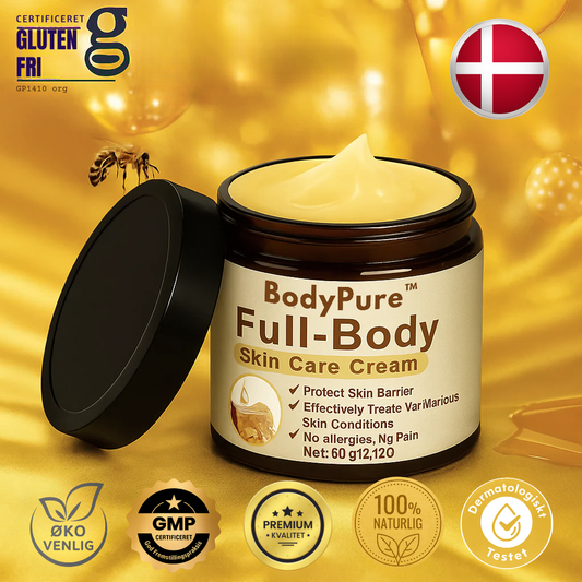 BodyPure™ | Genopbyg & Beskyt | Sund, Stærk og Silkeblød Hud Fra Top Til Tå