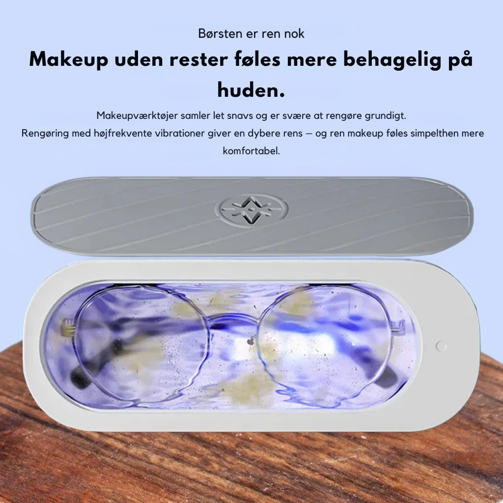 Luxora® Ultralydsrenser | Fjern snavs, bakterier og misfarvninger på få minutter – helt uden kemikalier!