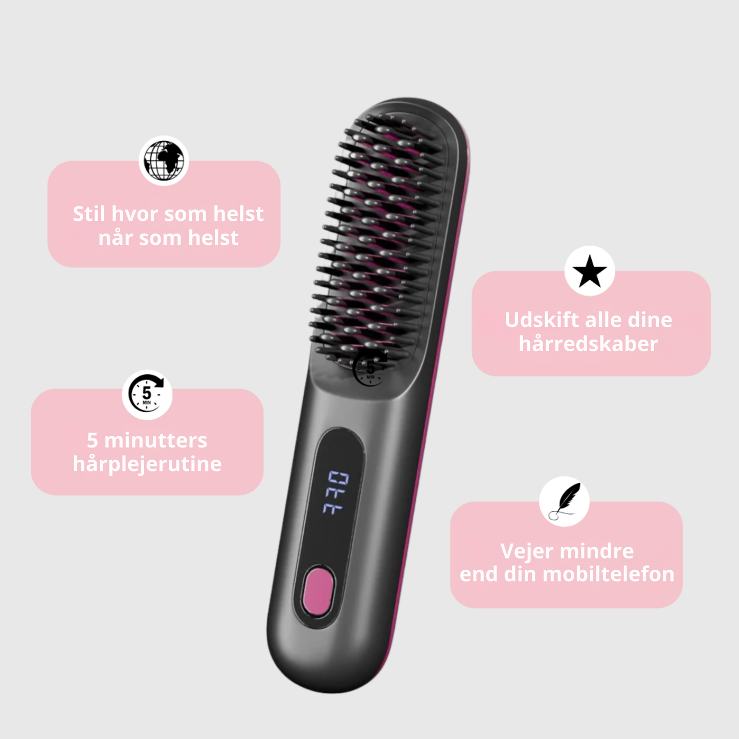 LushBrush™ – Salonblødt Hår Når Som Helst, Hvor Som Helst