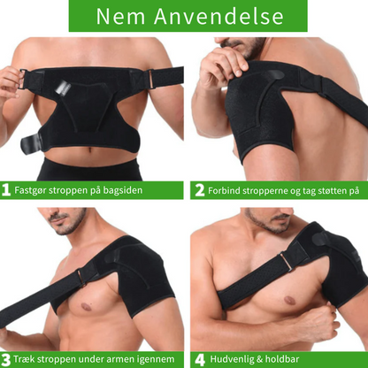 ShoulderGuard™ | Blid skulderstøtte til øjeblikkelig smertelindring