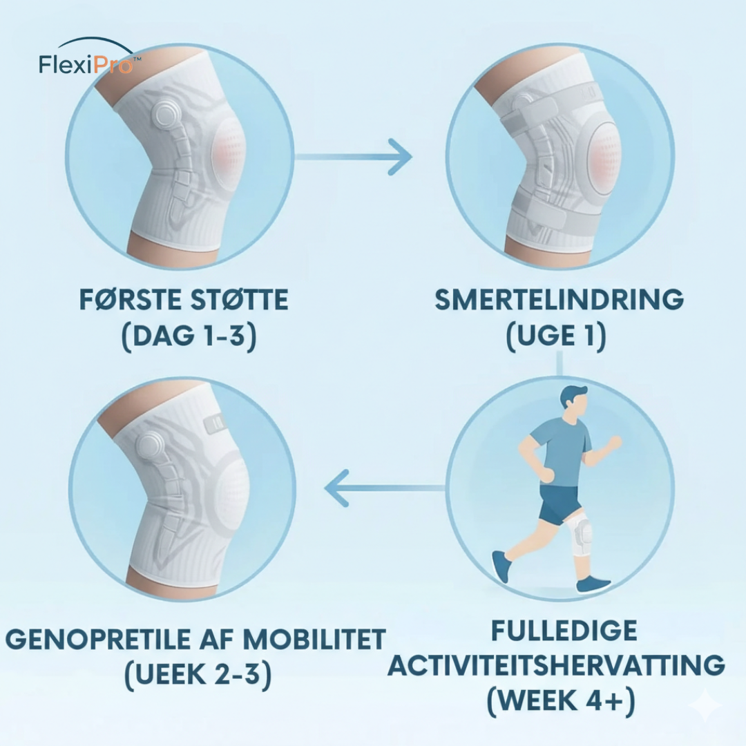 FlexiPro™ Knæbandage | Sportsbeskyttelse, Smertelindring & Maksimal Stabilitet