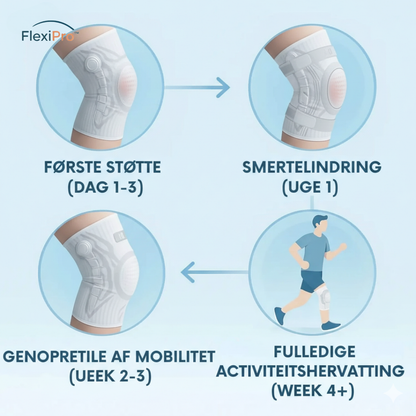 FlexiPro™ Knæbandage | Sportsbeskyttelse, Smertelindring & Maksimal Stabilitet