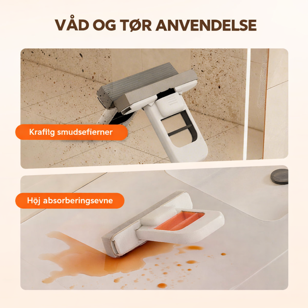 SmartMop™ 🧹✨Mini bærbar selvvridende moppe