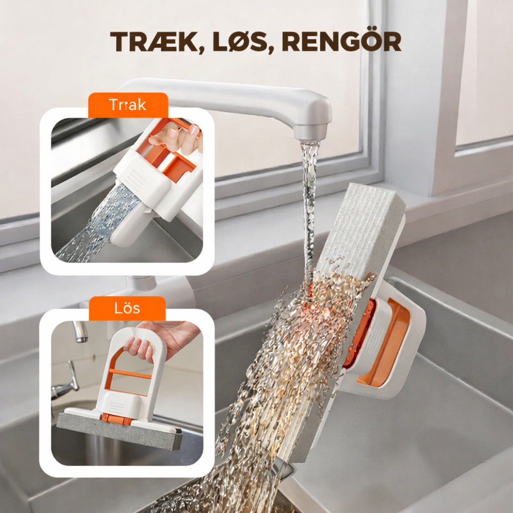 SmartMop™ 🧹✨Mini bærbar selvvridende moppe