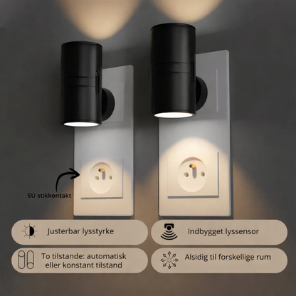 LumiPlug™  Den nemme stikkontakt-natlampe til rolige og trygge aftener
