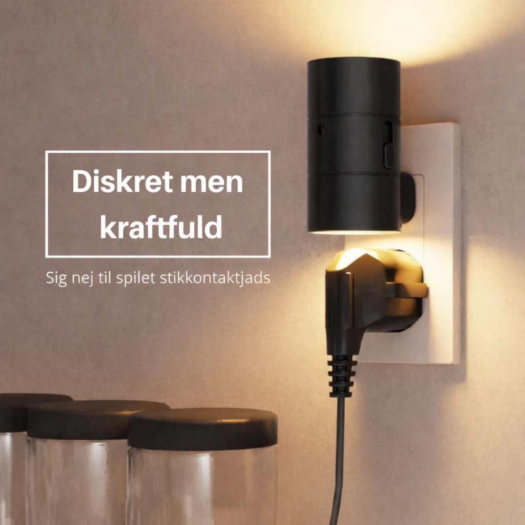 LumiPlug™  Den nemme stikkontakt-natlampe til rolige og trygge aftener