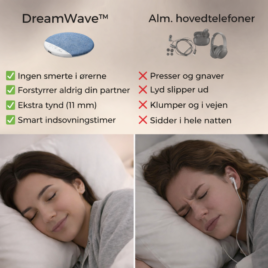 DreamWave™  Din private lydverden under puden 🌙
