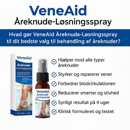 VeneAid® Åreknude-løsningsspray