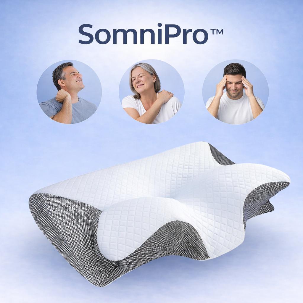 SomniPro™ Ergonomisk Pude til Sidesovere