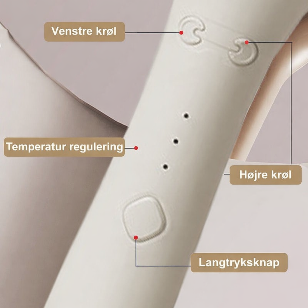 CurlWave™ – Automatisk Krøllejern til Perfekte Krøller