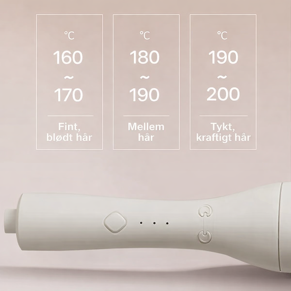 CurlWave™ – Automatisk Krøllejern til Perfekte Krøller