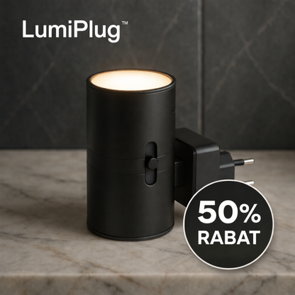 LumiPlug™  Den nemme stikkontakt-natlampe til rolige og trygge aftener