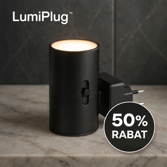 LumiPlug™  Den nemme stikkontakt-natlampe til rolige og trygge aftener