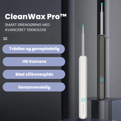 CleanWax Pro™ - Smart ørerensning med avanceret teknologi