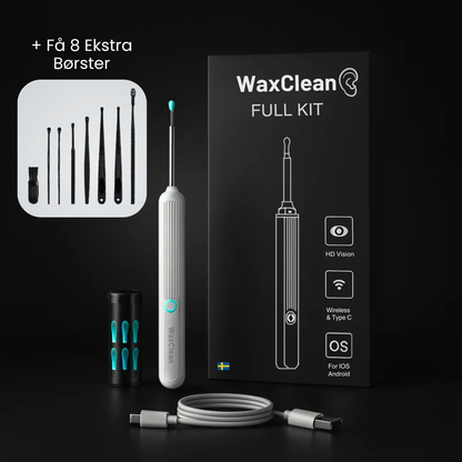 CleanWax Pro™ - Smart ørerensning med avanceret teknologi