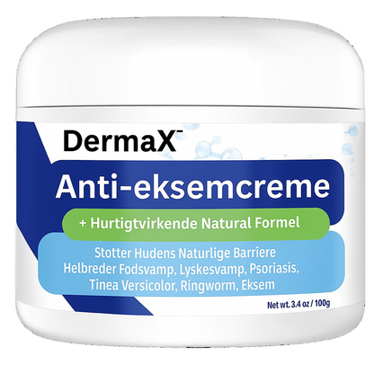 DermaX™  Anti-eksemcreme | Lindrer kløende eksem permanent på kun 5 minutter!