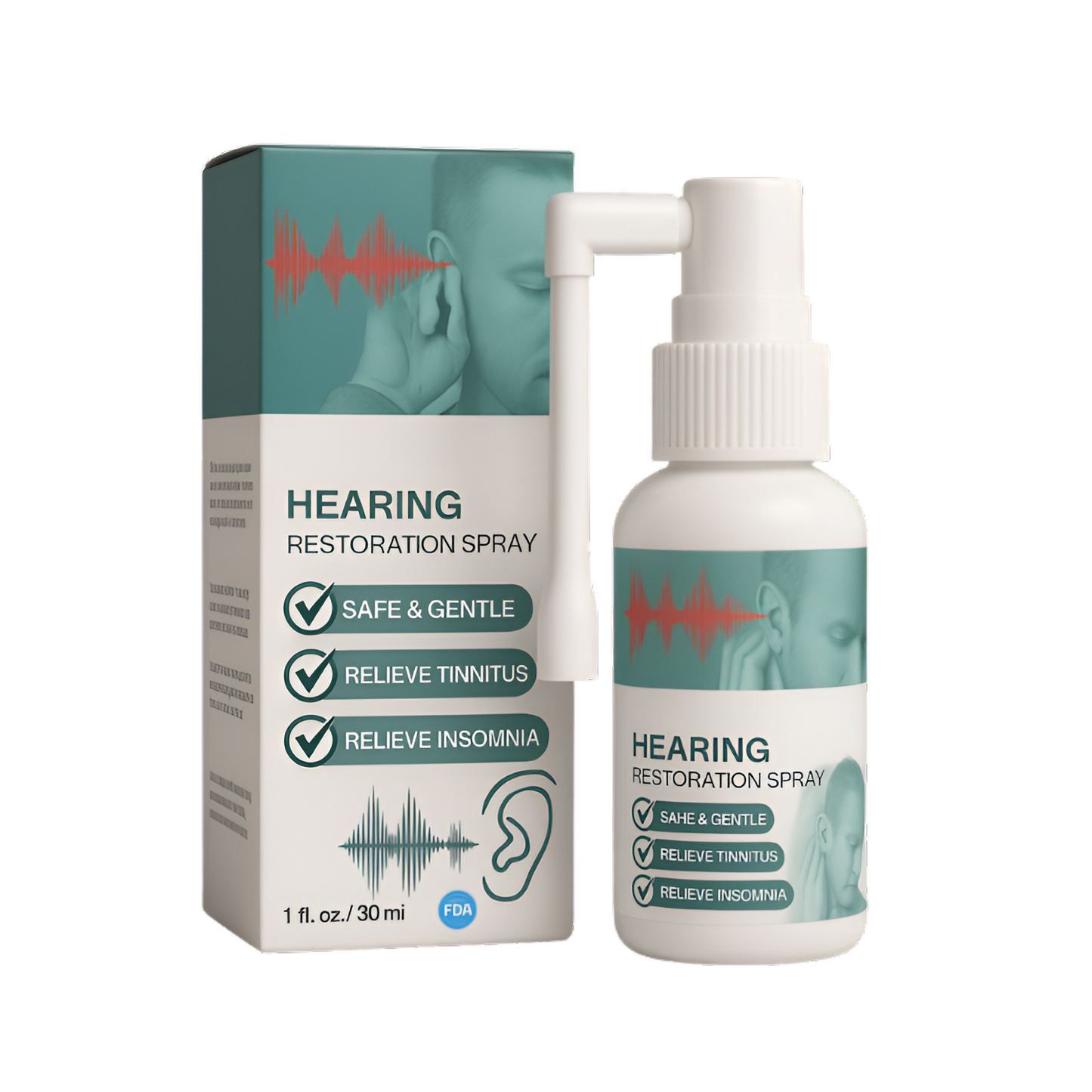 EarClear™ Hørespray | Eliminér 99 % af øreproblemer – og genopret din naturlige, skarpe hørelse på bare 7 dage!