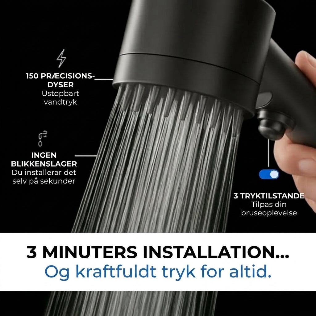 📢📢 50% RABAT NU✨🔥 AquaClear™ – Renere vand til sundere hår og hud