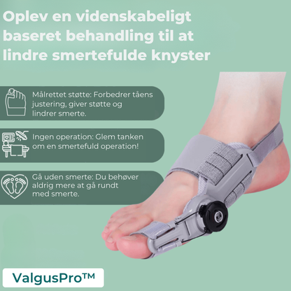 ValgusPro™ – Målrettet lindring og korrektion af Hallux Valgus