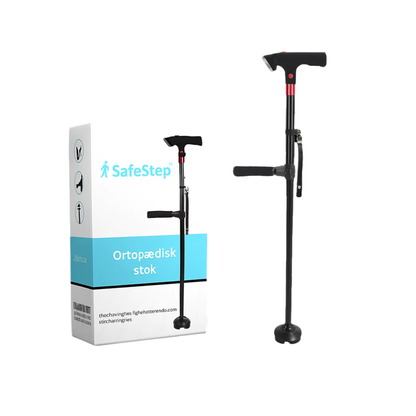 SafeStep™ Anti-Fald Stok | Genvind din selvtillid, balance og frihed – ét skridt ad gangen!