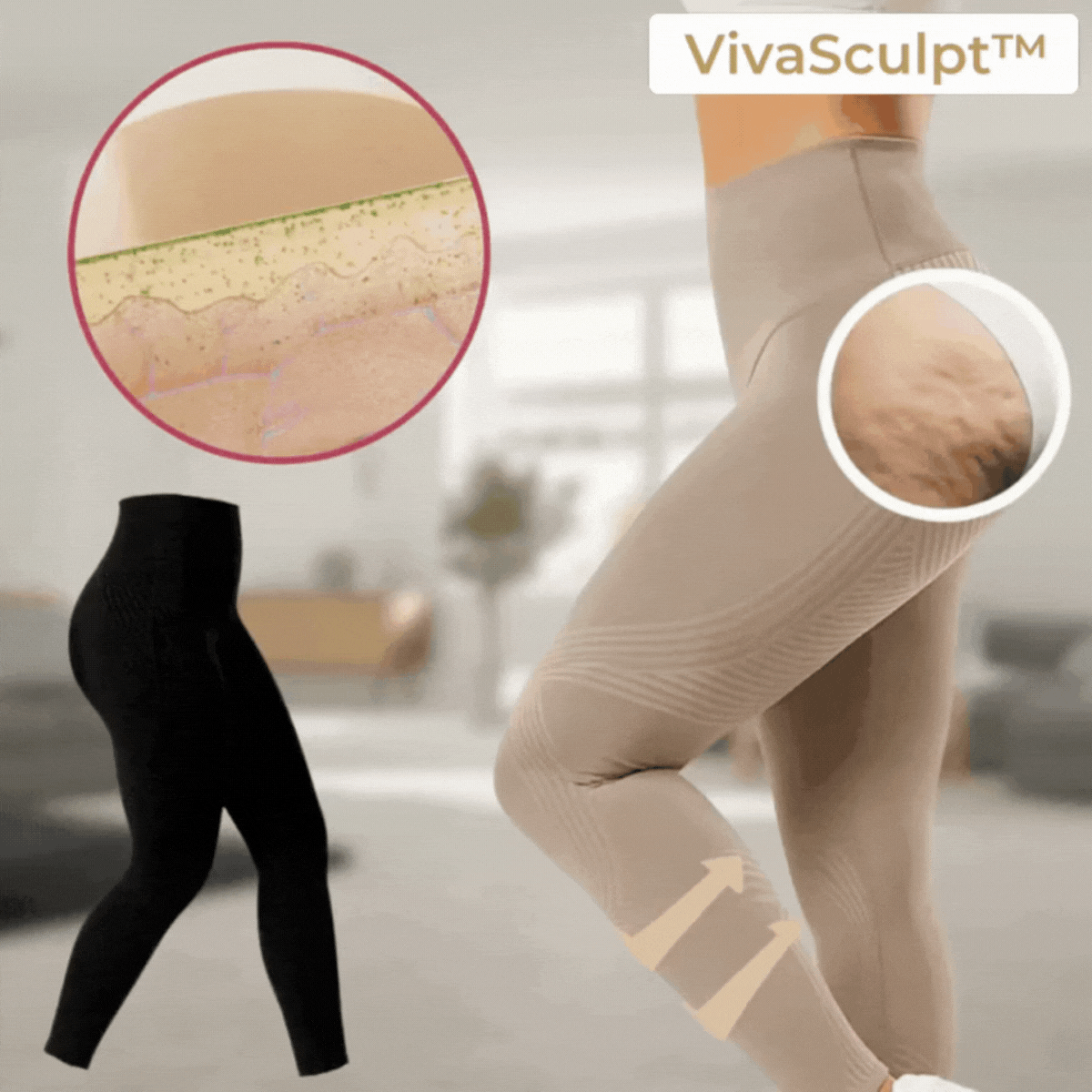 VivaSculpt™ Formende Leggings | Reducér synlig cellulite med op til 87 % på kun 10 dage!