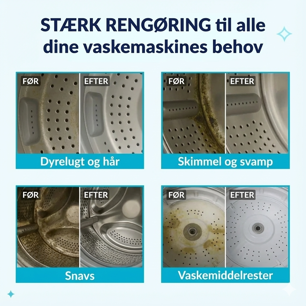 WashClean Pro™  Vaskemaskinerens Pro