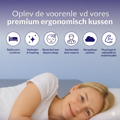 SomniPro™ Ergonomisk Pude til Sidesovere