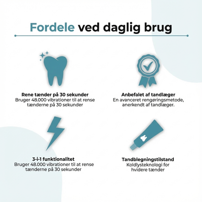 EasyU™ Toothbrush | Strålende tænder på få sekunder