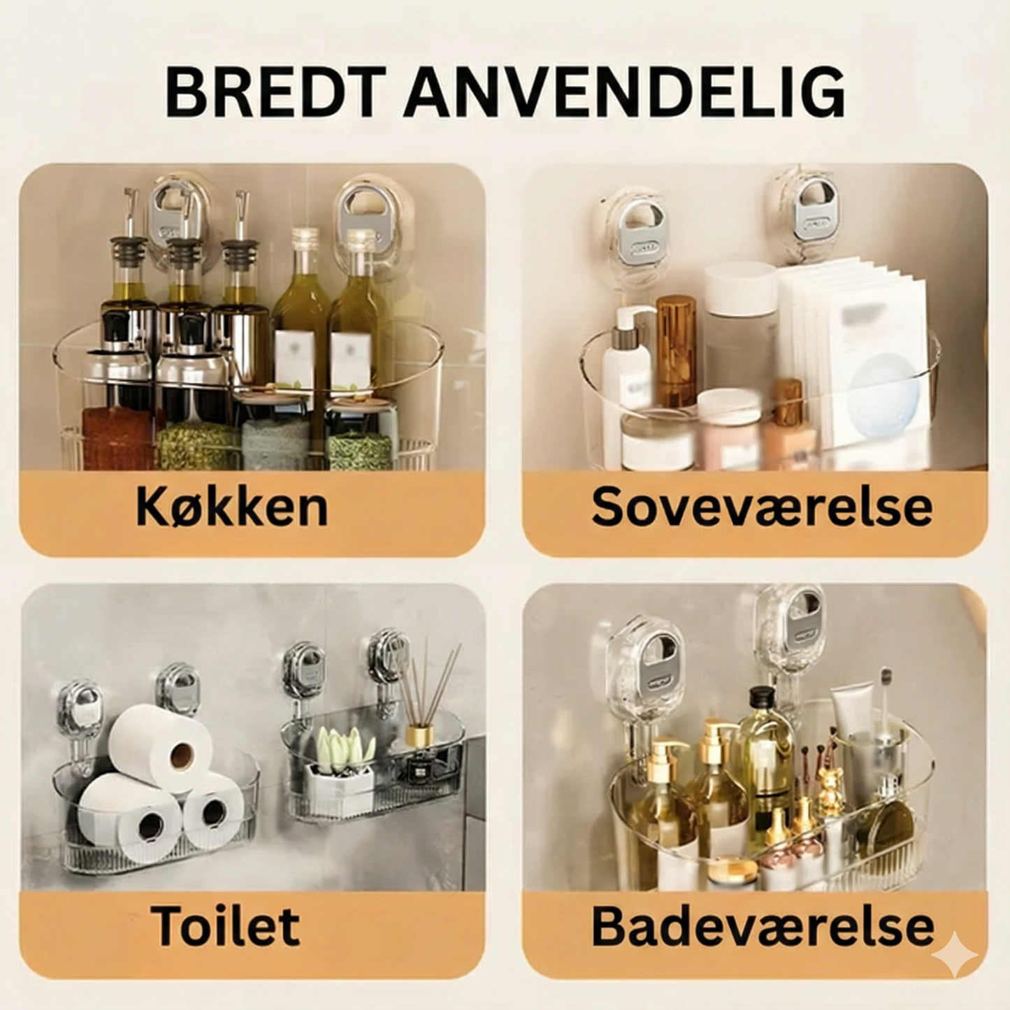 GripShelf™ | Compact Opbergsysteem met Drainagegat