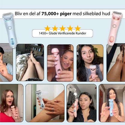 SilkeGlide™ barbermaskine – Skånsom barbering med silkeblød finish, hver gang