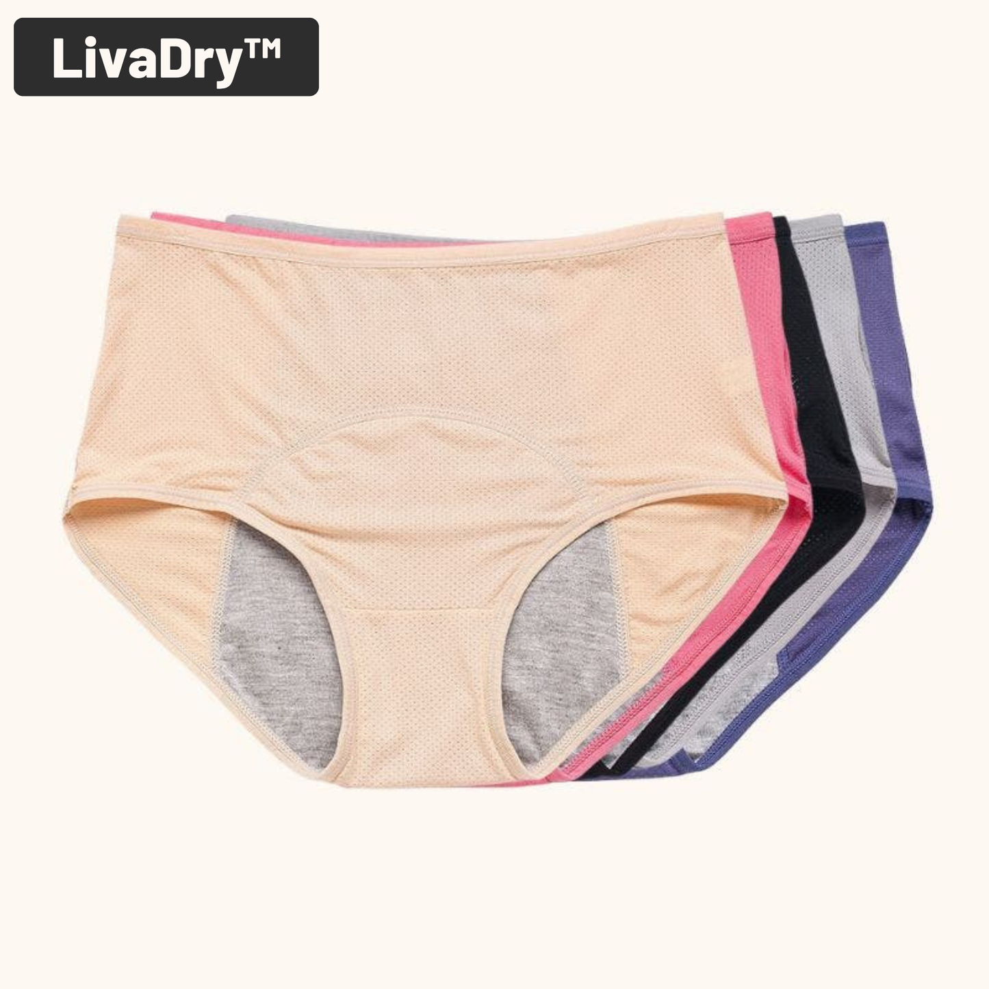 LivaDry™ – Underbukser med Bækkenstøtte og Lækagesikring | 1+2 Gratis