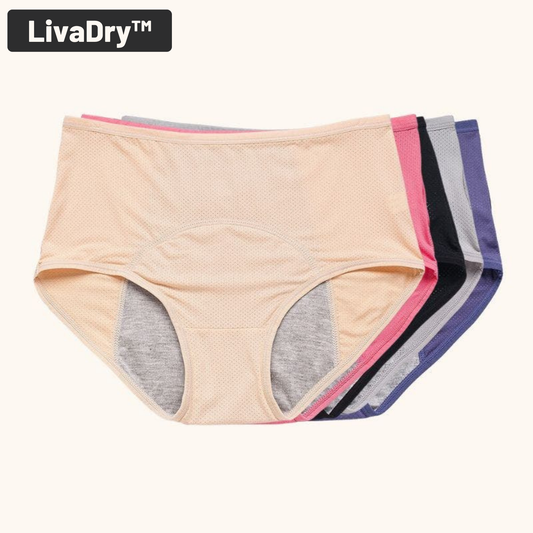 LivaDry™ – Underbukser med Bækkenstøtte og Lækagesikring | 1+2 Gratis
