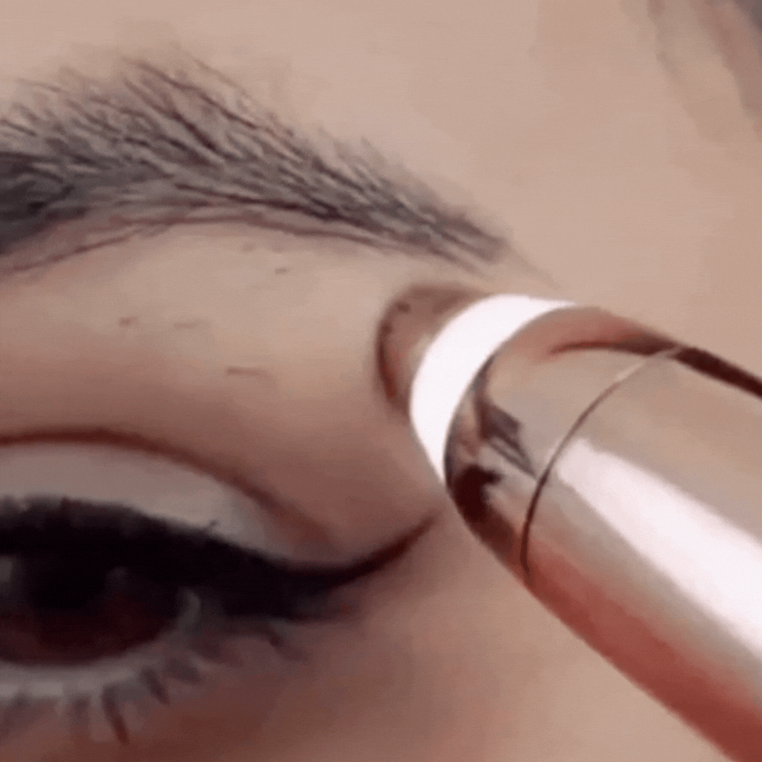 GlowTrim™ 2-i-1  Perfekt Formede Bryn & Silkeblød Hud — På Sekunder