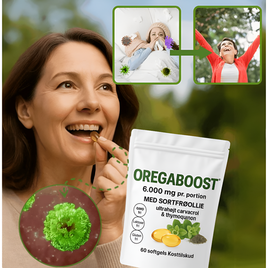 OregaBoost® | Fjern 93% af skjulte parasitter og vira på kun 7 dage