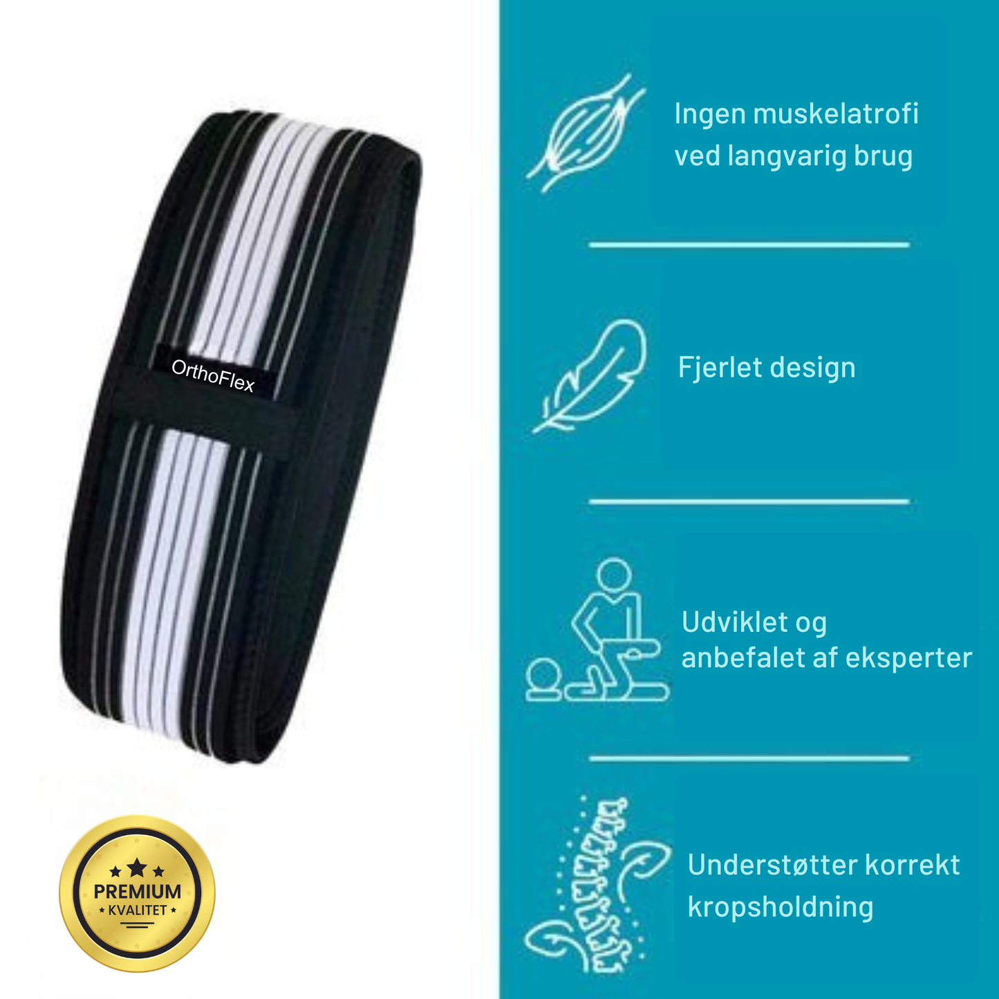 OrthoFlex™ | Det Ultimative Bælte mod Ryg- og Iskias Smerter