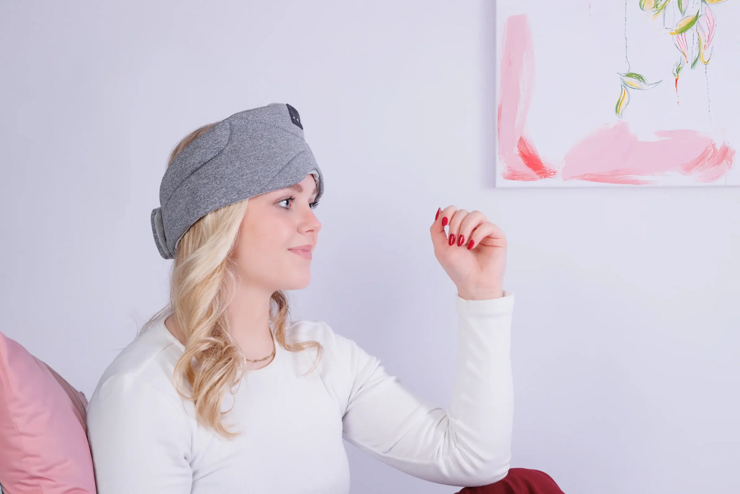 Sov Dybere. Slap Helt Af. Oplev den førsteklasses komfort med DreamSound™ Audio Sovemaske