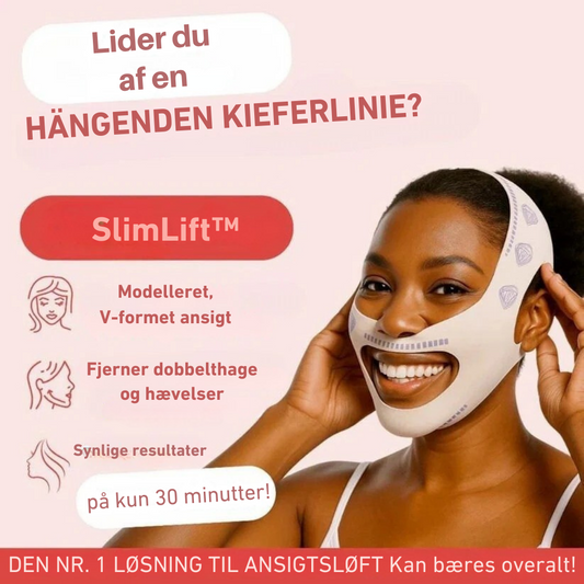 SlimLift™ | Slip af med dobbelthage og slap hud – få en fast og ungdommelig kæbelinje på kun få minutter om dagen!