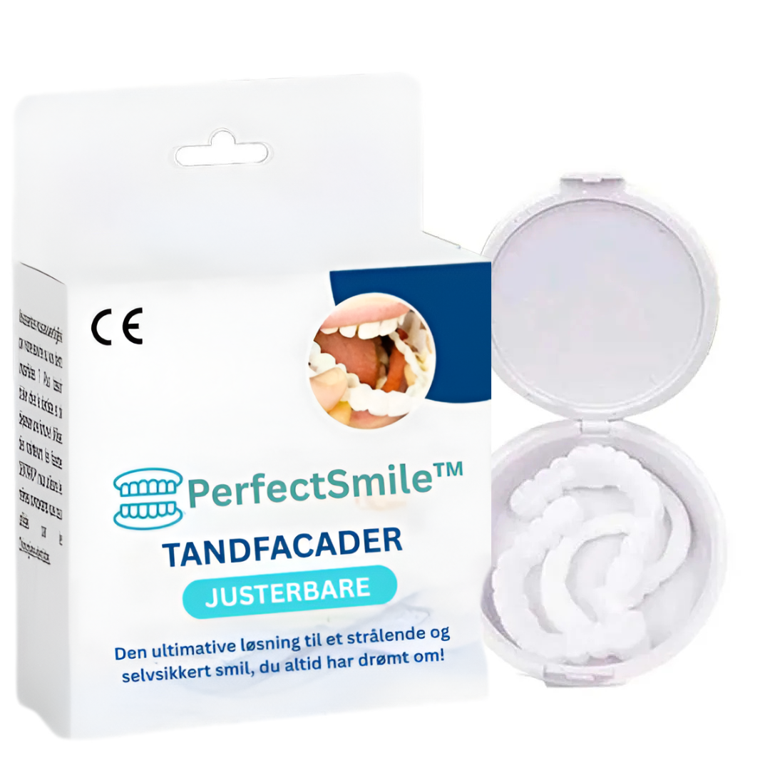 PerfectSmile™ Tandfacader | Smukke, hvide tænder på kun 60 sekunder! | 1+1 GRATIS