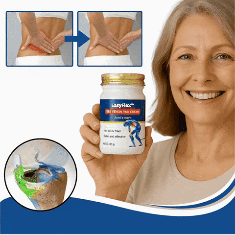 EasyFlex™ Creme | Fjern 93 % af ledsmerterne – mærk lindring på kun 3 dage!