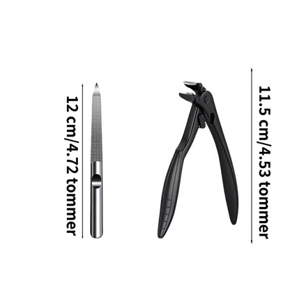 📢📢 50% RABAT NU✨🔥 ErgoClip™ Ergonomisk buet negleklipper – til tykke negle, nedgroede negle og nem klipning
