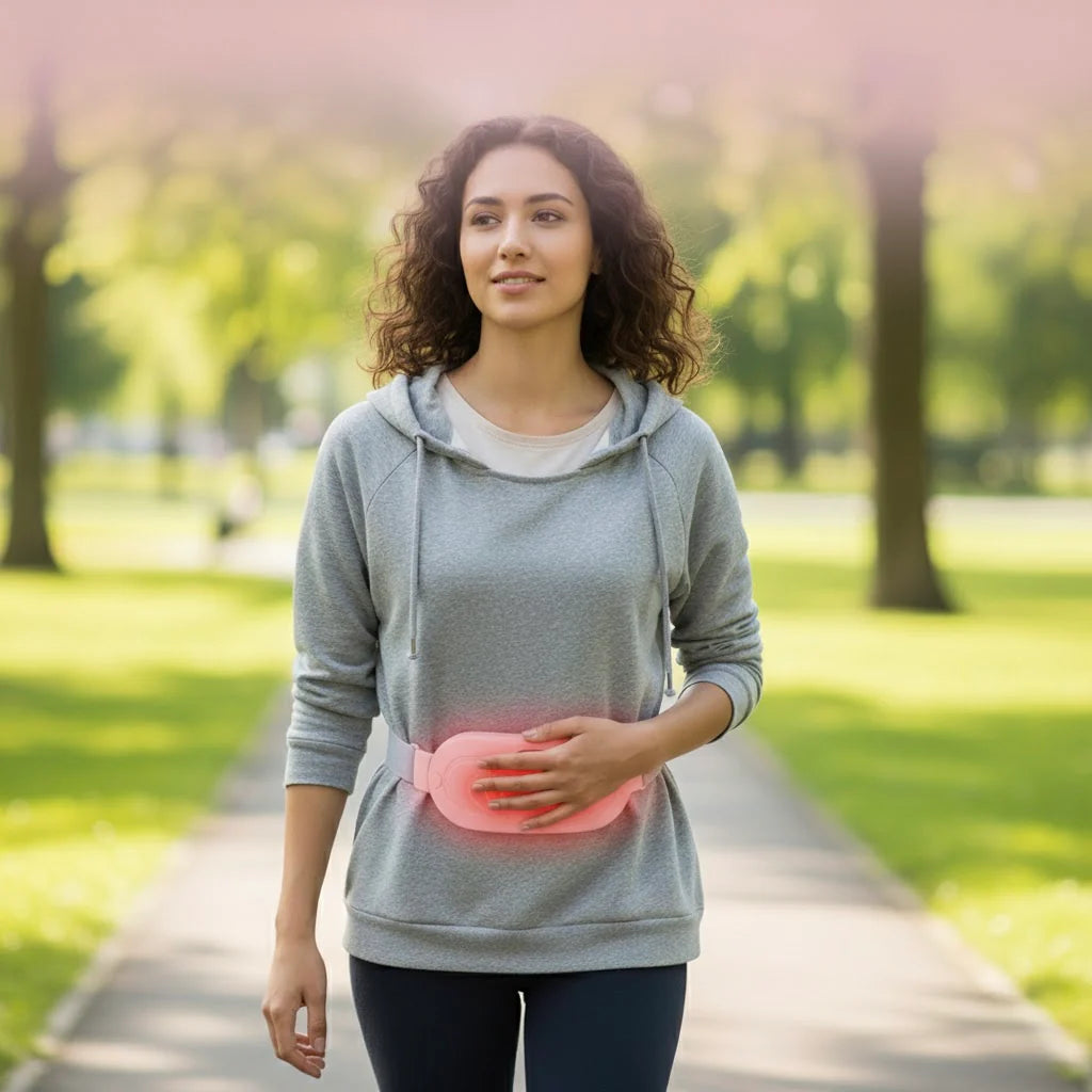 LunaWarm™ – Naturlig lindring af menstruationssmerter med varme & massage
